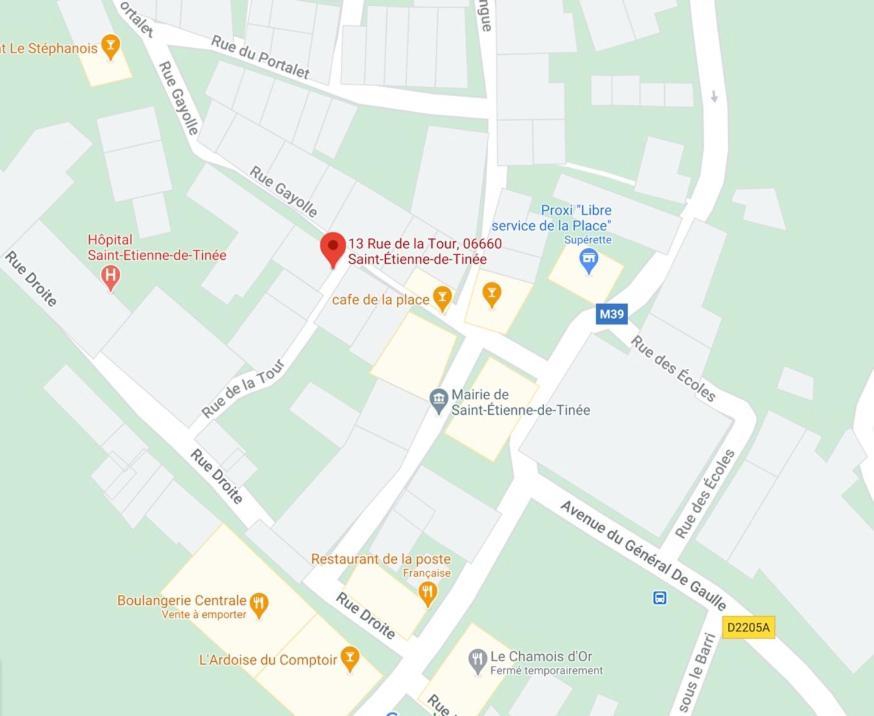 Studio La Tour Saint-Étienne-de-Tinée Eksteriør bilde